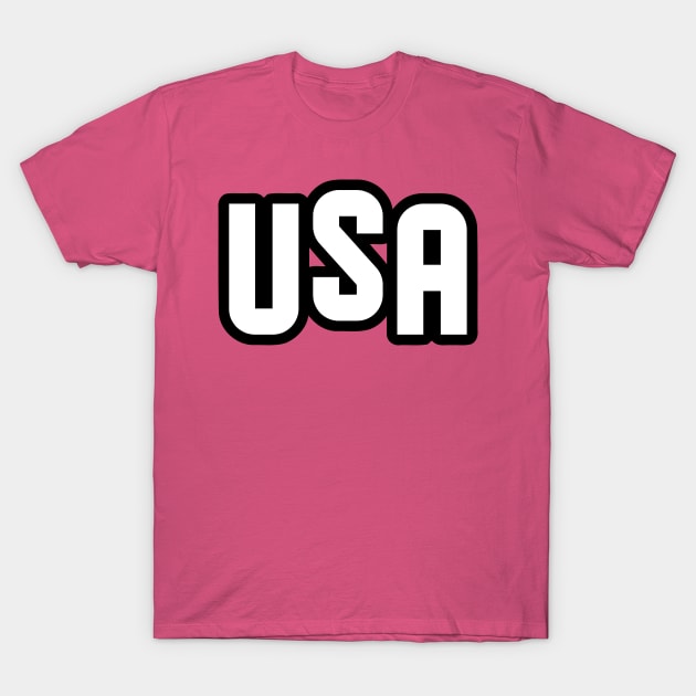 USA T-Shirt by colorsplash